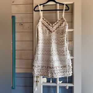 Anthropologie Beads and Sequins Mini Dress
